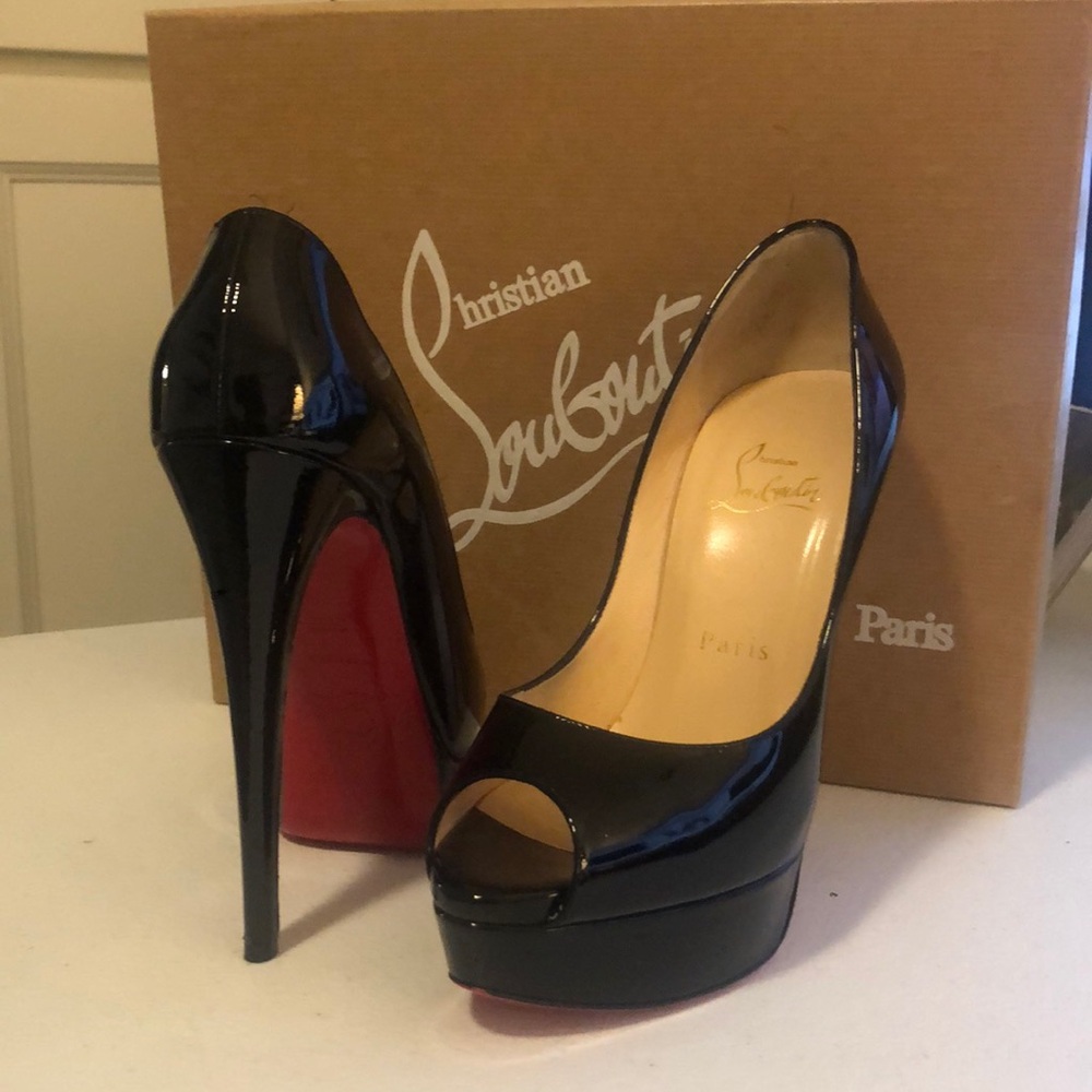 Christian Louboutin Lady Peep 150mm heel size 36.5. Outstanding condition!